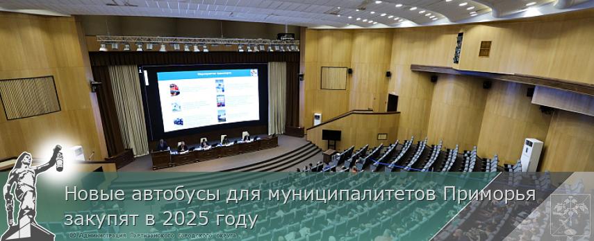 Новые автобусы для муниципалитетов Приморья закупят в 2025 году